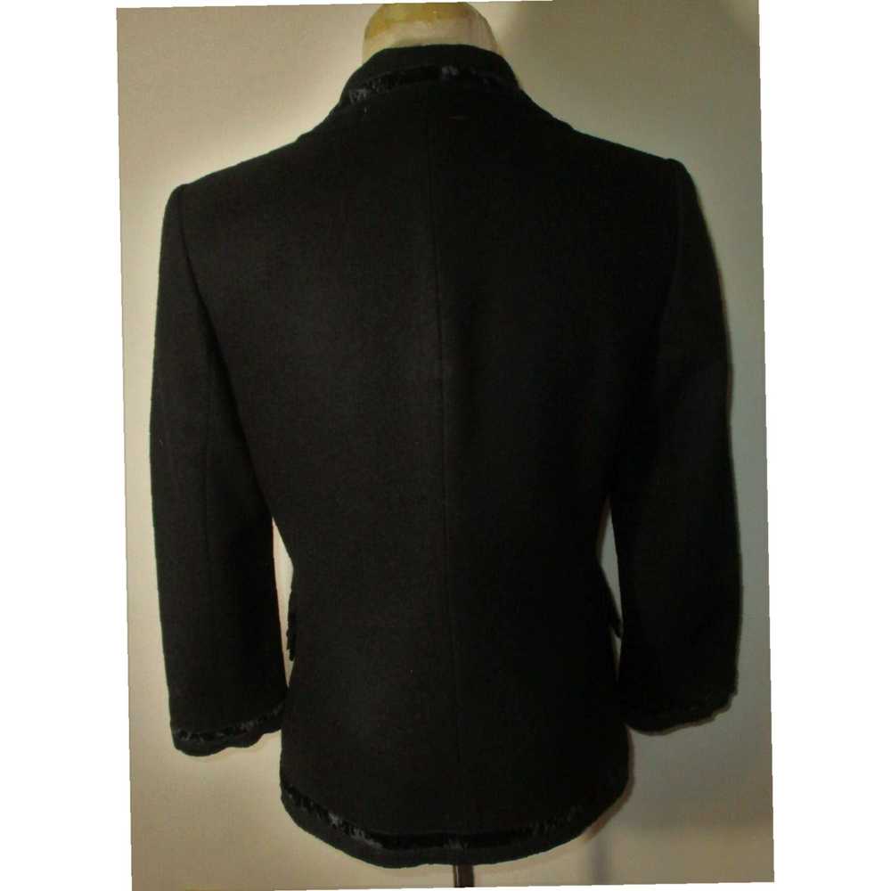 Banana Republic Luxurious Black Wool Button Front… - image 5