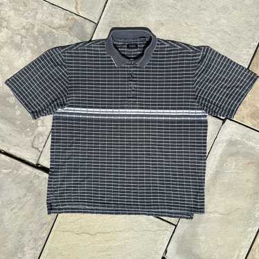 Izod × Vintage Y2K Rectangle Pattern Chest Stripe… - image 1