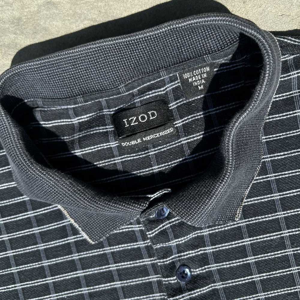 Izod × Vintage Y2K Rectangle Pattern Chest Stripe… - image 3