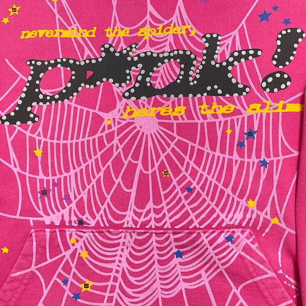 Spider Worldwide P*NK Hooded Sweatshirt Pink - image 3