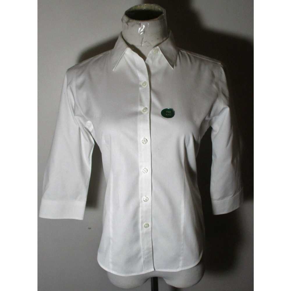 Vintage Women's L.L. BEAN White "Wrinkle Resistan… - image 1