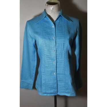 Vintage Women's STUDIO by Liz Claiborne Blue 100% 