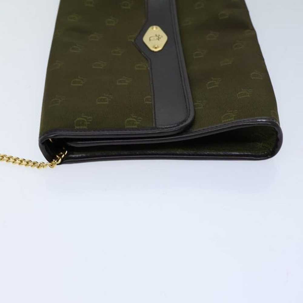 Dior Christian Dior Chain Shoulder Bag Nylon Green - image 3