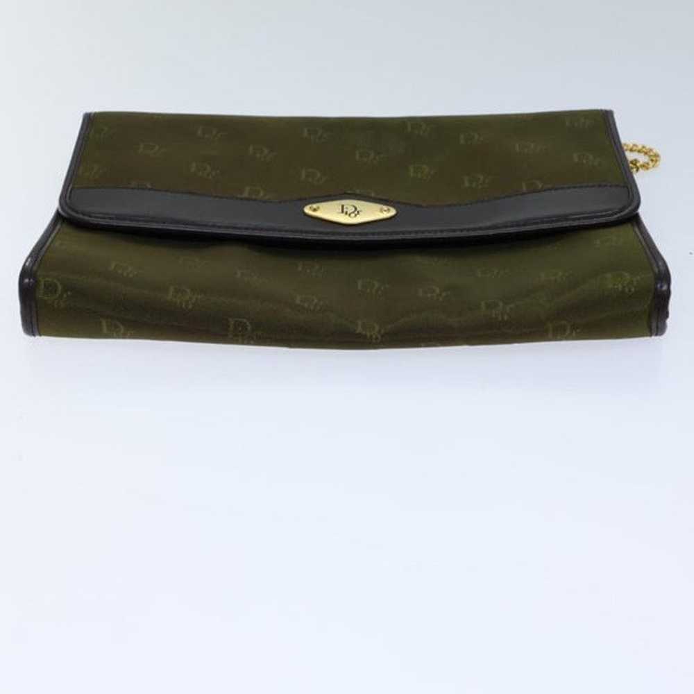 Dior Christian Dior Chain Shoulder Bag Nylon Green - image 5