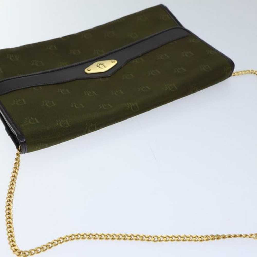 Dior Christian Dior Chain Shoulder Bag Nylon Green - image 6