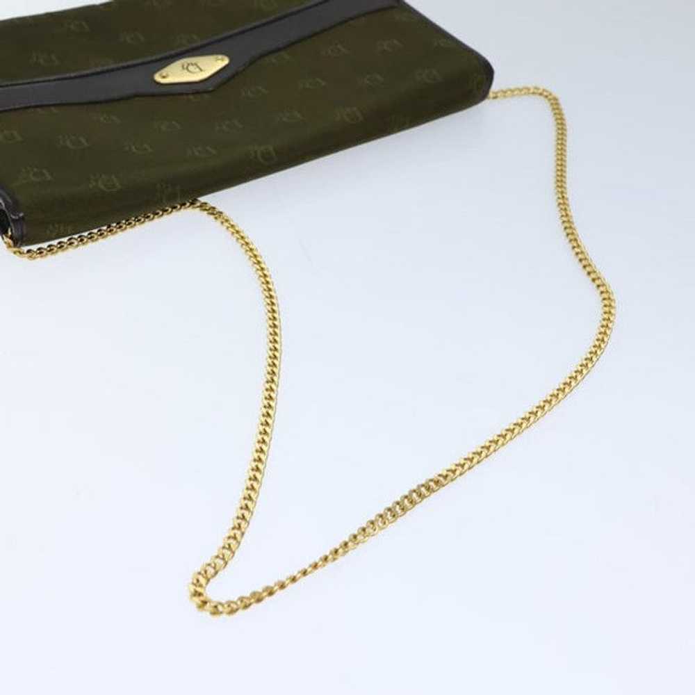 Dior Christian Dior Chain Shoulder Bag Nylon Green - image 7