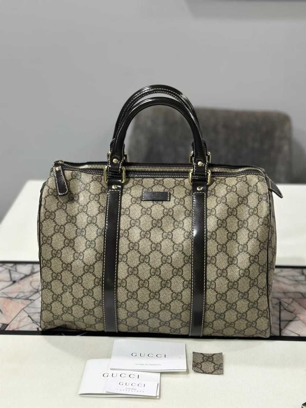 Gucci Authentic Gucci GG Supreme Joy Boston Bag - image 1