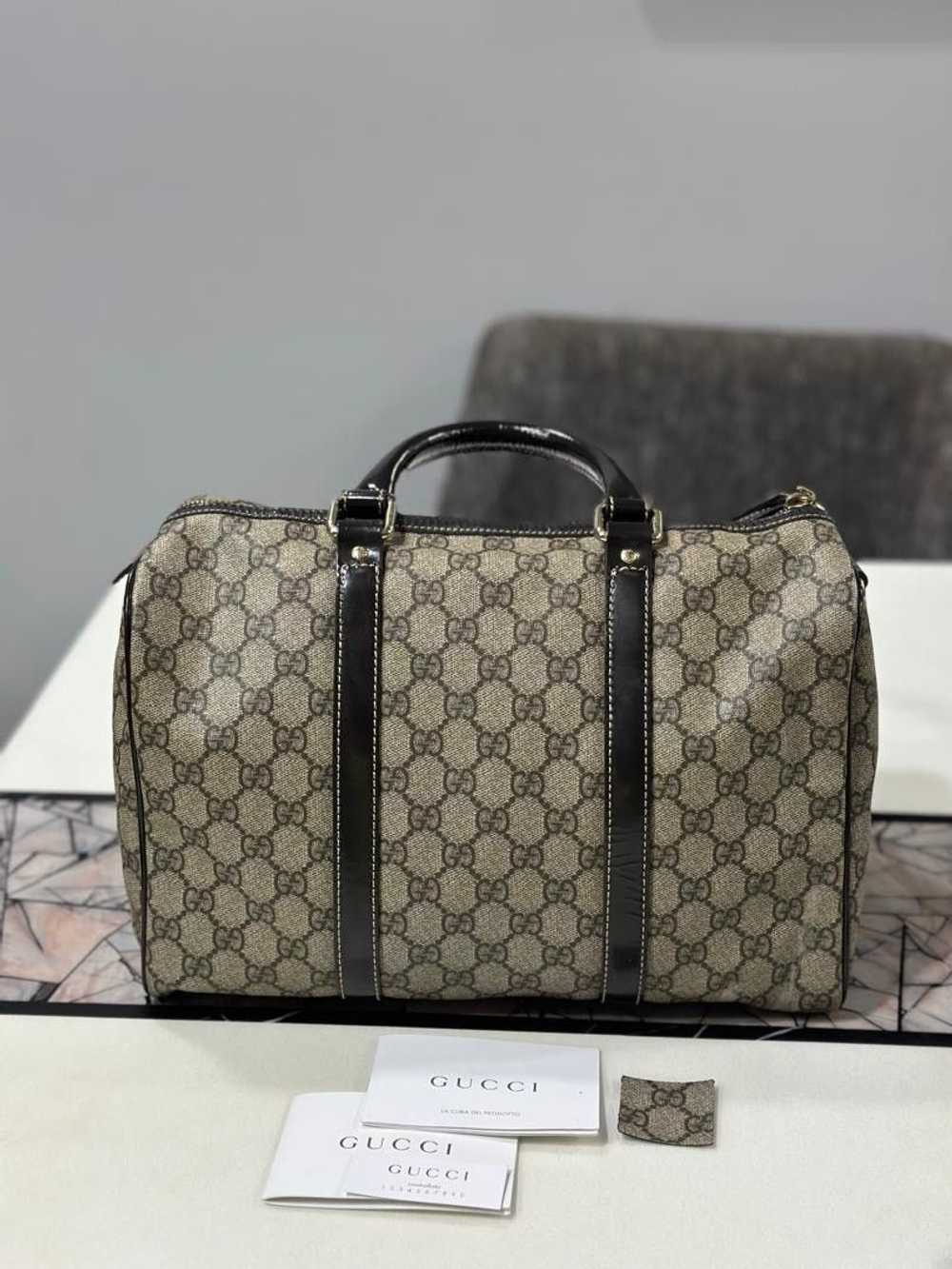 Gucci Authentic Gucci GG Supreme Joy Boston Bag - image 2