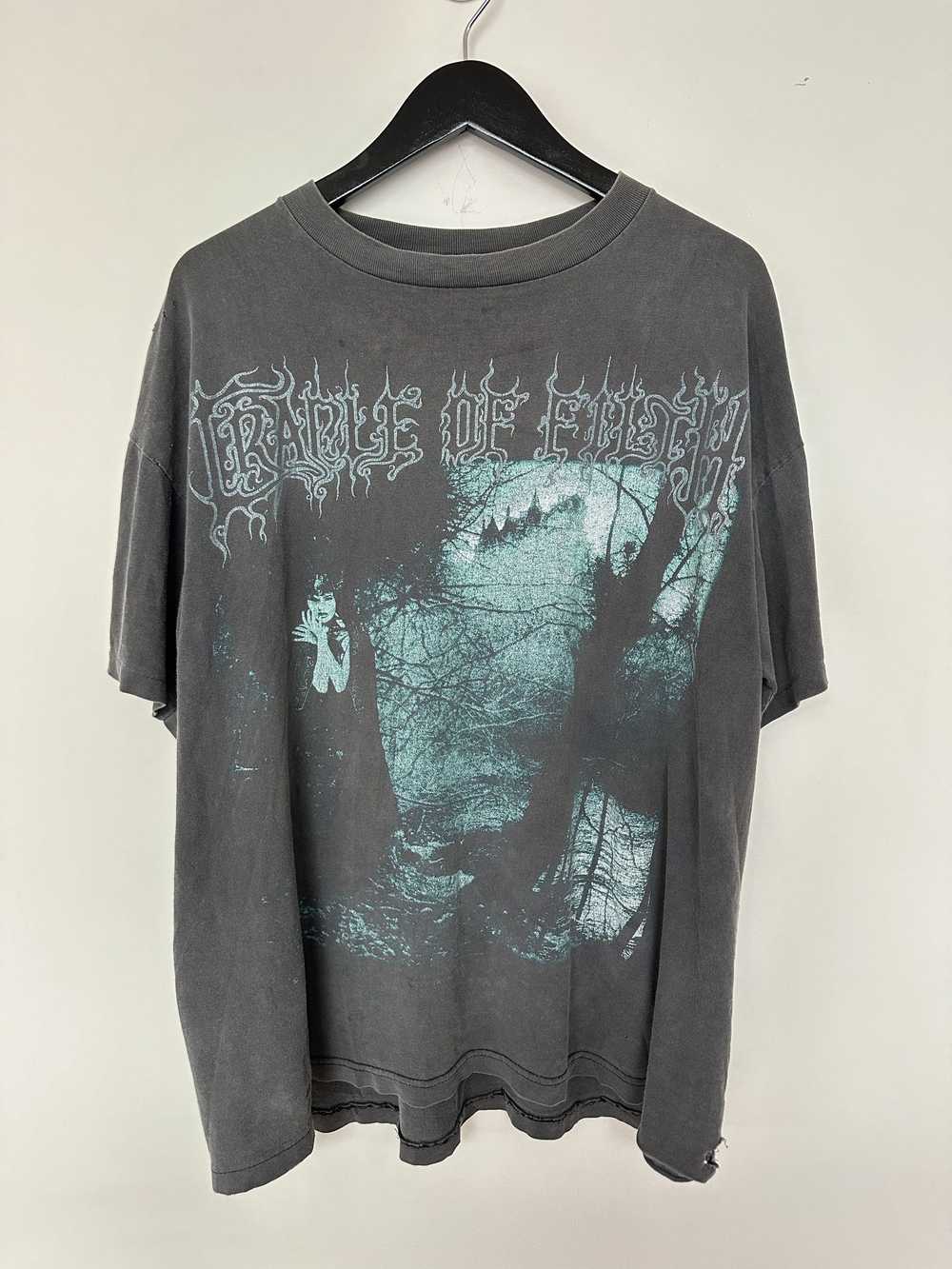 Vintage VINTAGE CRADLE OF FILTH FADED GREY BAND T… - image 3