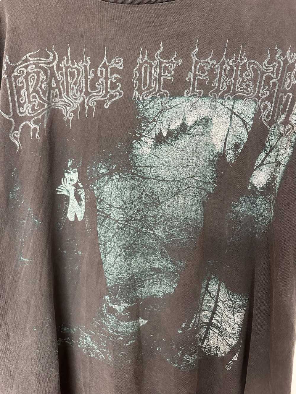 Vintage VINTAGE CRADLE OF FILTH FADED GREY BAND T… - image 4