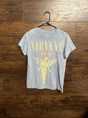 Designer Nirvana In Utero Live Tour 1993 T-shirt -