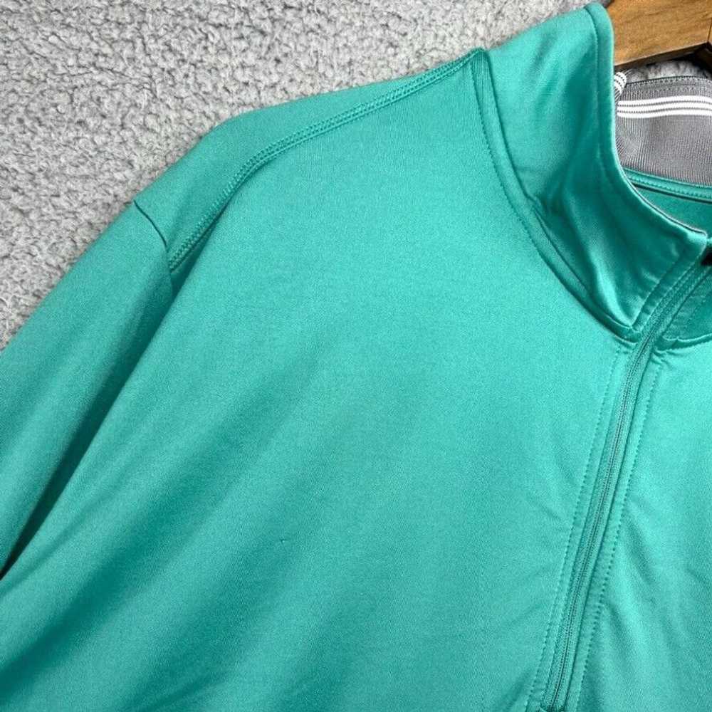 Adidas Adidas 1/4 Zip Pullover Men's 2XL Blue Cha… - image 3