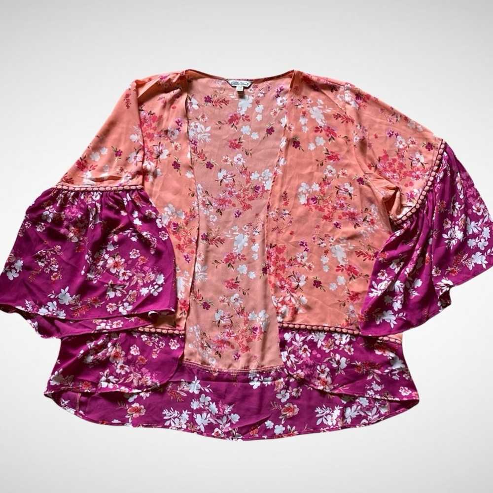 The Pioneer Woman Fly-away floral colorful duster… - image 2