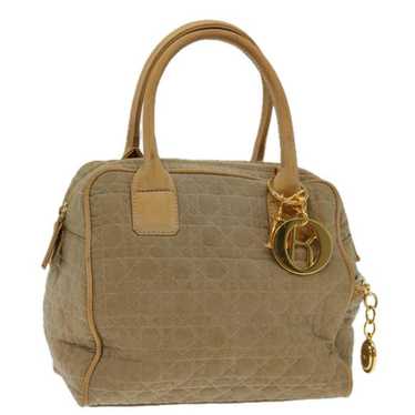 Dior Christian Dior Canage Hand Bag Nylon Beige