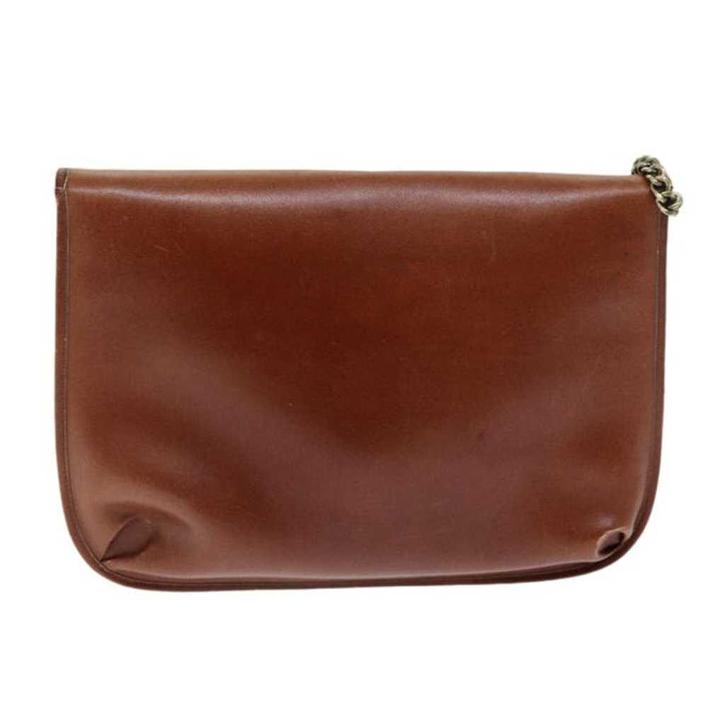 Dior Christian Dior Shoulder Bag Leather Brown - image 2