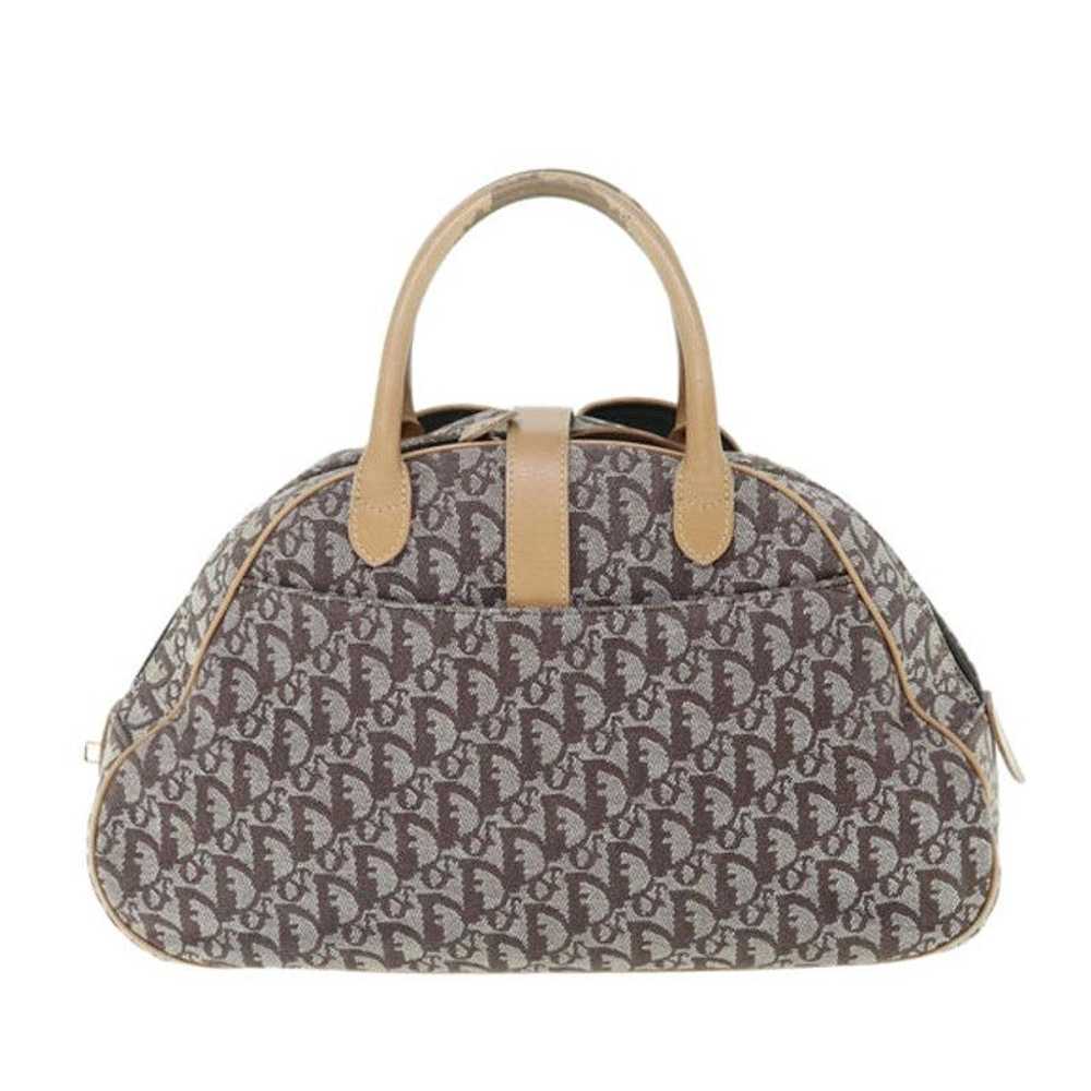 Dior Christian Dior Trotter Canvas Hand Bag Beige… - image 3