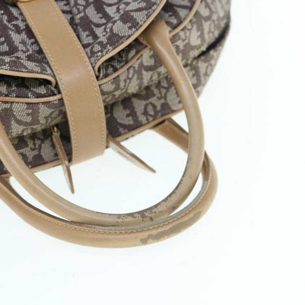 Dior Christian Dior Trotter Canvas Hand Bag Beige… - image 7