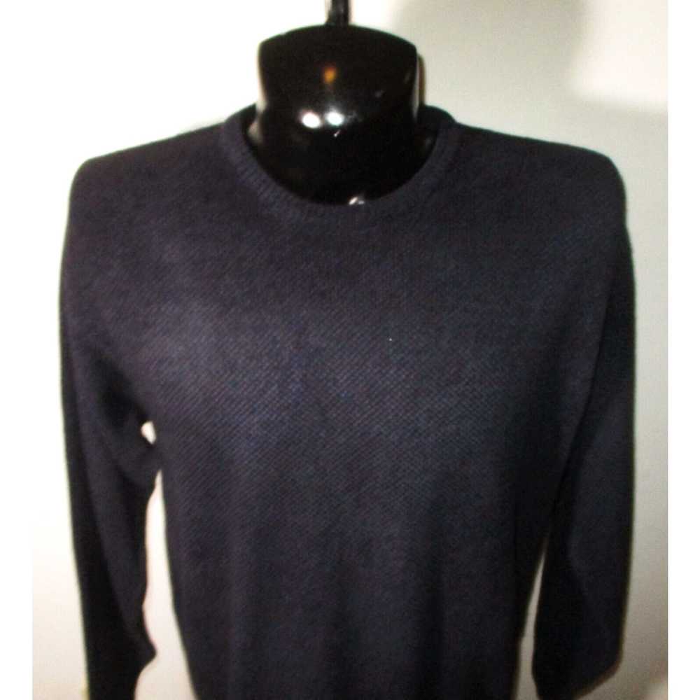 Blend Men's SEGRETO Blue Wool Blend Lng Sleeve Sw… - image 2