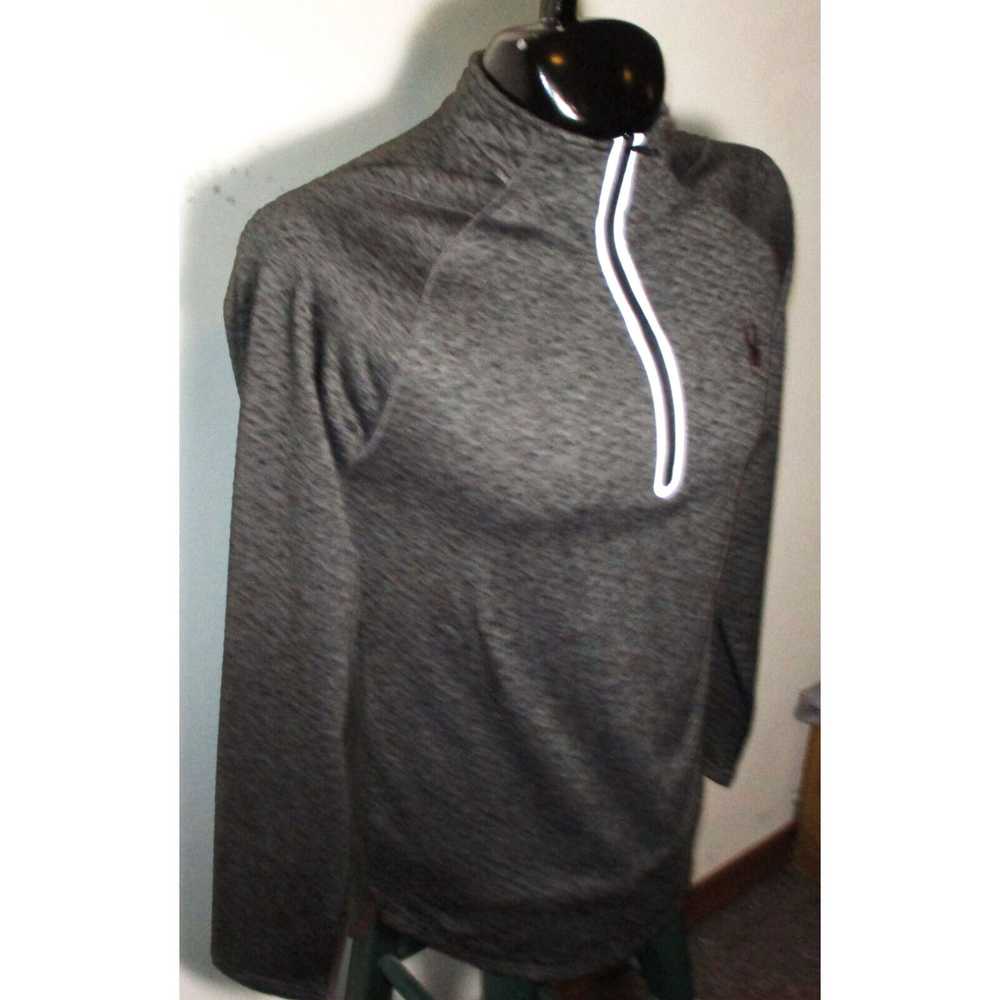 Spyder Men's SPYDER Active Gray Long Sleeve 1/2 Z… - image 3