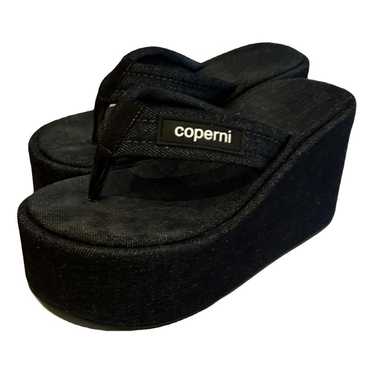 Coperni Cloth flip flops