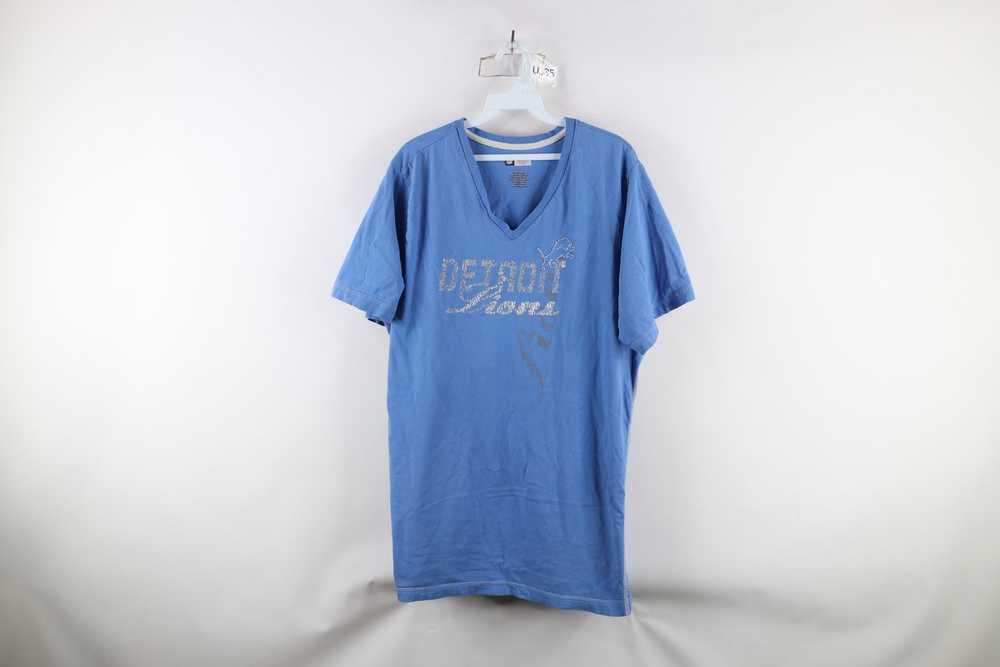 Vintage Vintage Spell Out Detroit Lions Football … - image 1