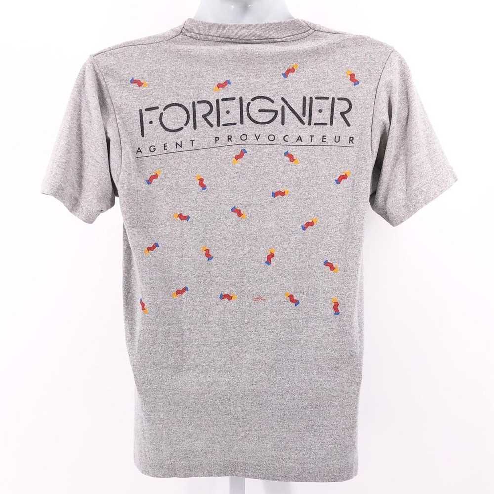 Band Tees × Vintage Foreigner 1985 Agent Provocat… - image 2