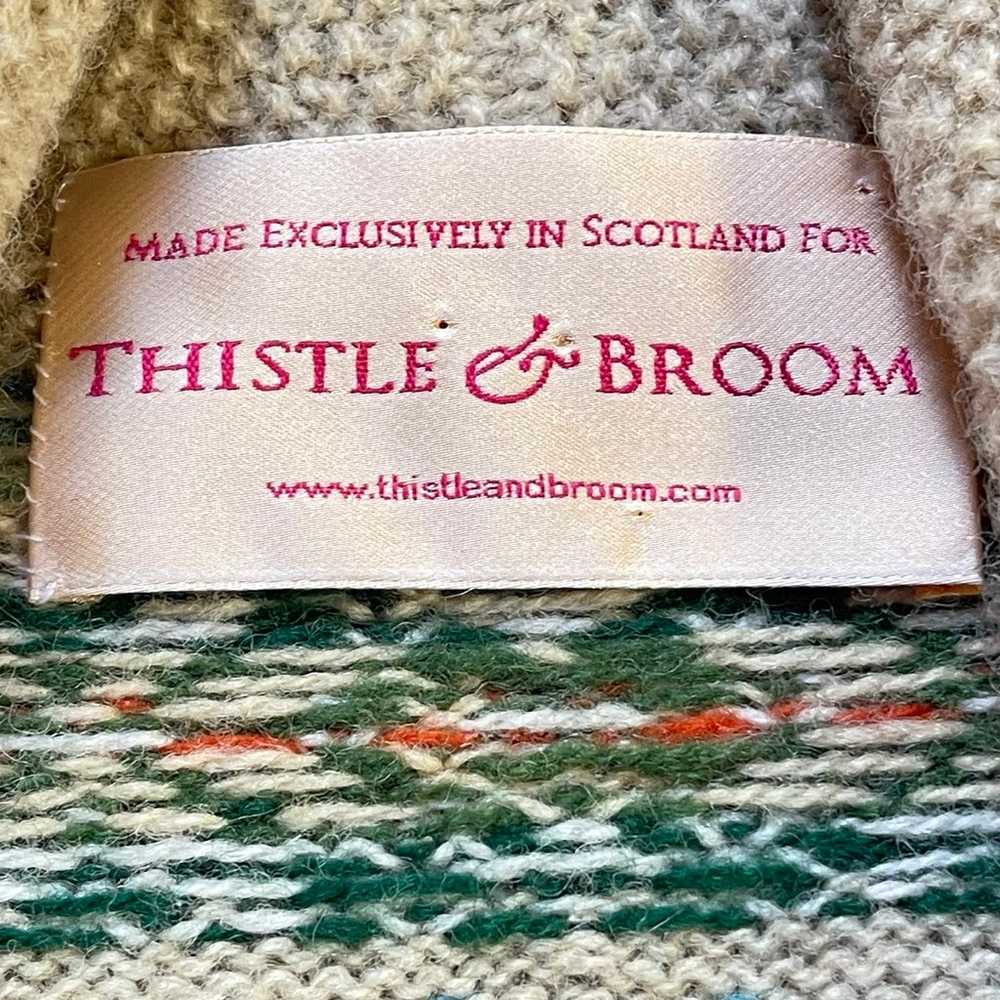 Edinburgh Thistle & Broom Heritage Fair Isle Wool… - image 4