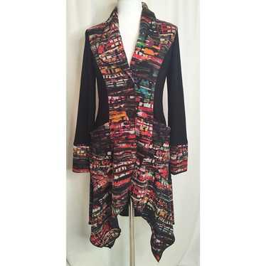 Vintage Joseph Ribkoff Artsy Longline Cardigan Ja… - image 1