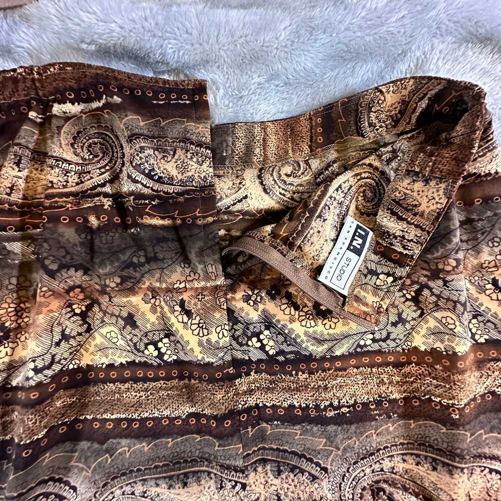 Vintage I.N. Studio San Francisco Womens XL Brown… - image 5