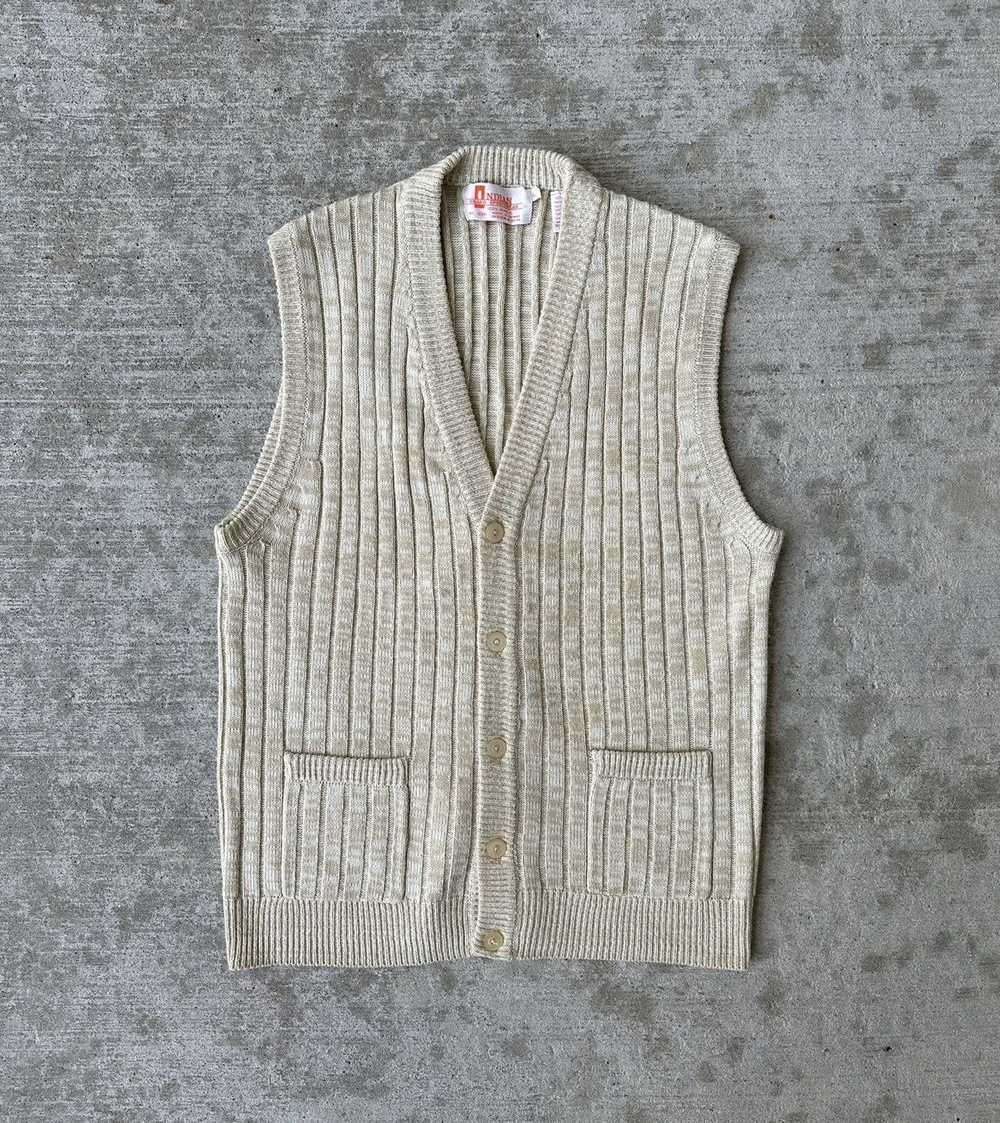 Blank × Streetwear × Vintage 1970s Cardigan Sweat… - image 1