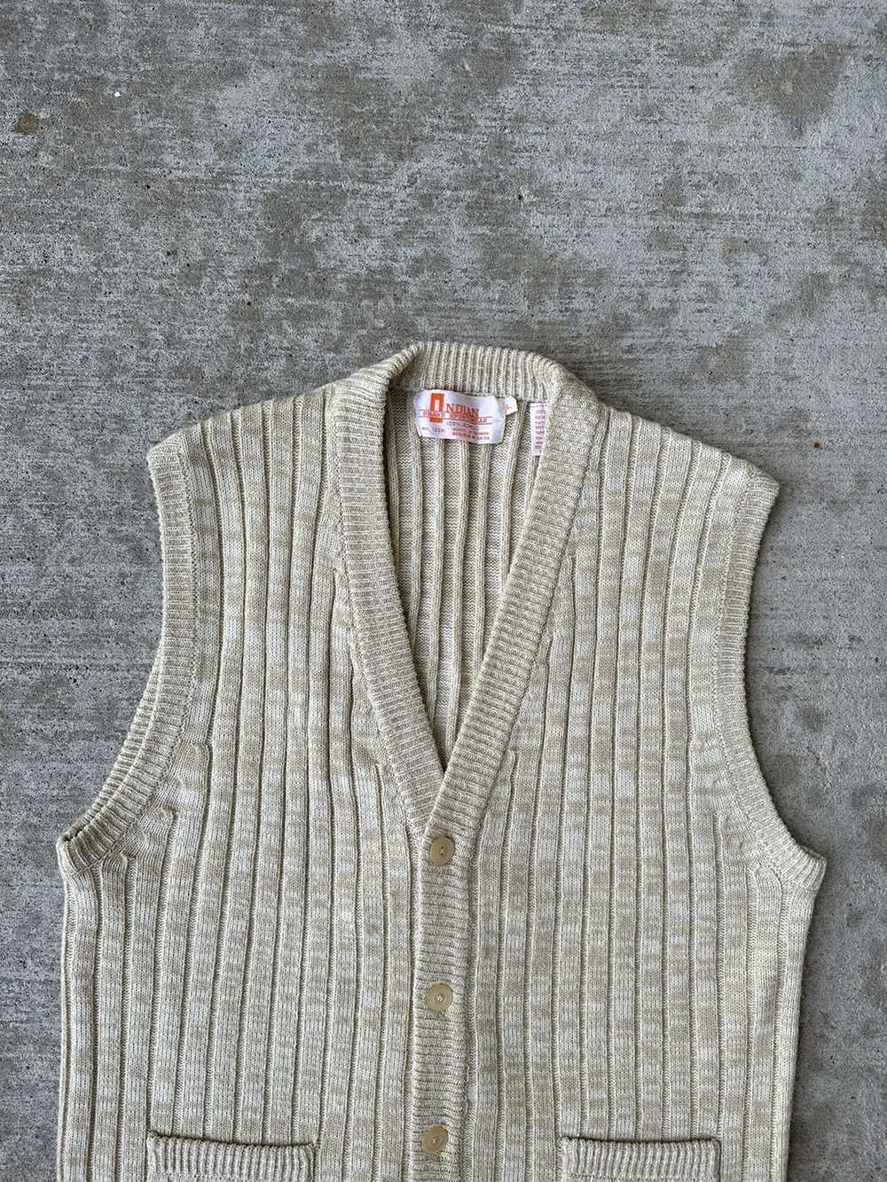 Blank × Streetwear × Vintage 1970s Cardigan Sweat… - image 3