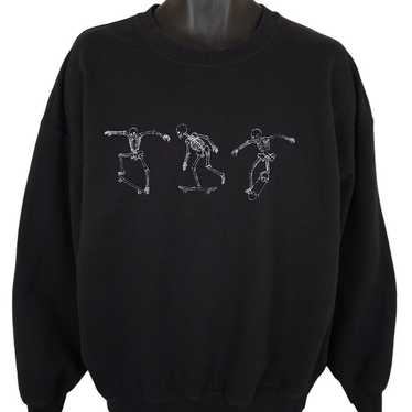 Streetwear Skateboarding Skeletons Sweatshirt Men… - image 1