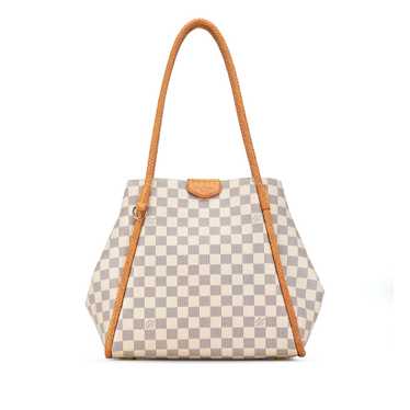 White Louis Vuitton Damier Azur Propriano Tote Bag - image 1