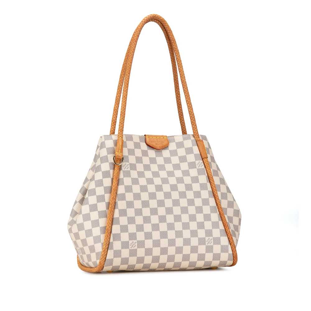 White Louis Vuitton Damier Azur Propriano Tote Bag - image 2