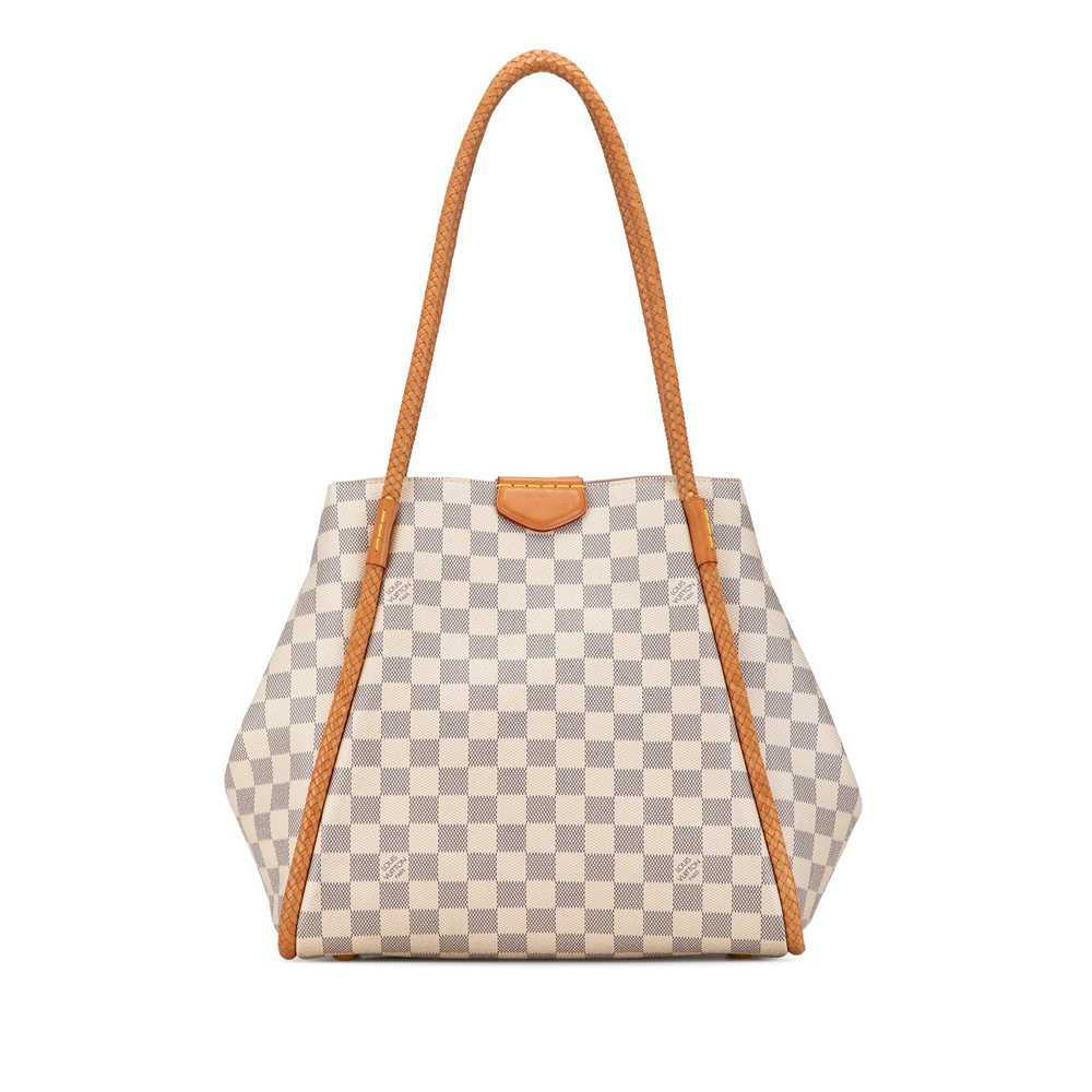 White Louis Vuitton Damier Azur Propriano Tote Bag - image 3