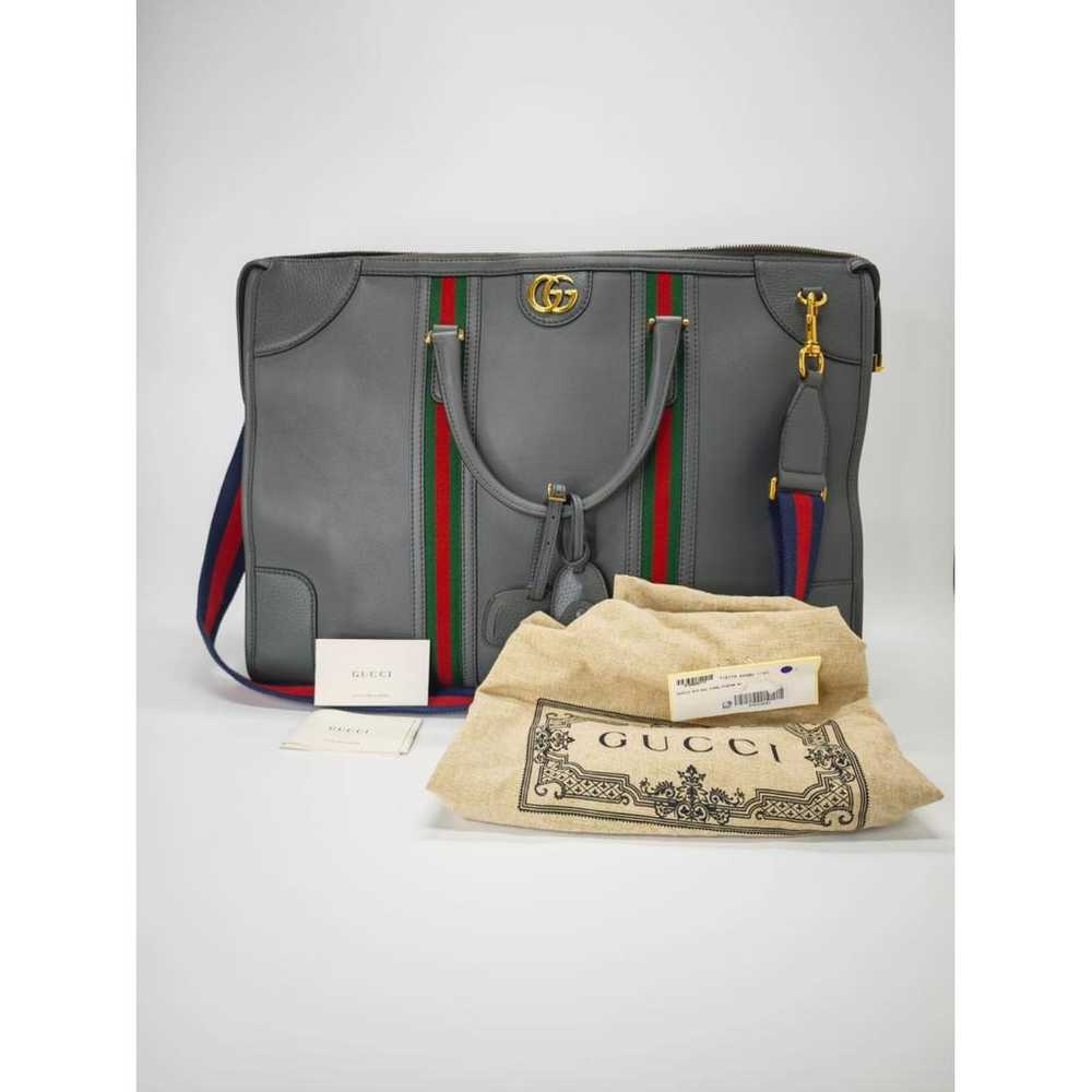 Gucci Leather weekend bag - image 10