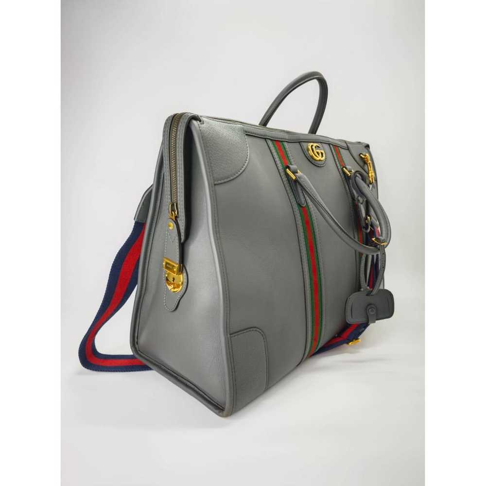 Gucci Leather weekend bag - image 3