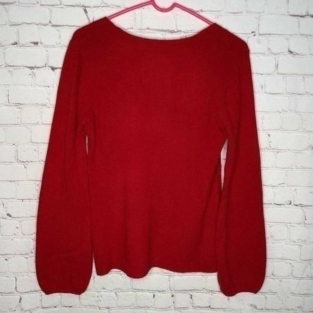 Vintage Old Navy Gold Label Women's Red 100% Cash… - image 2