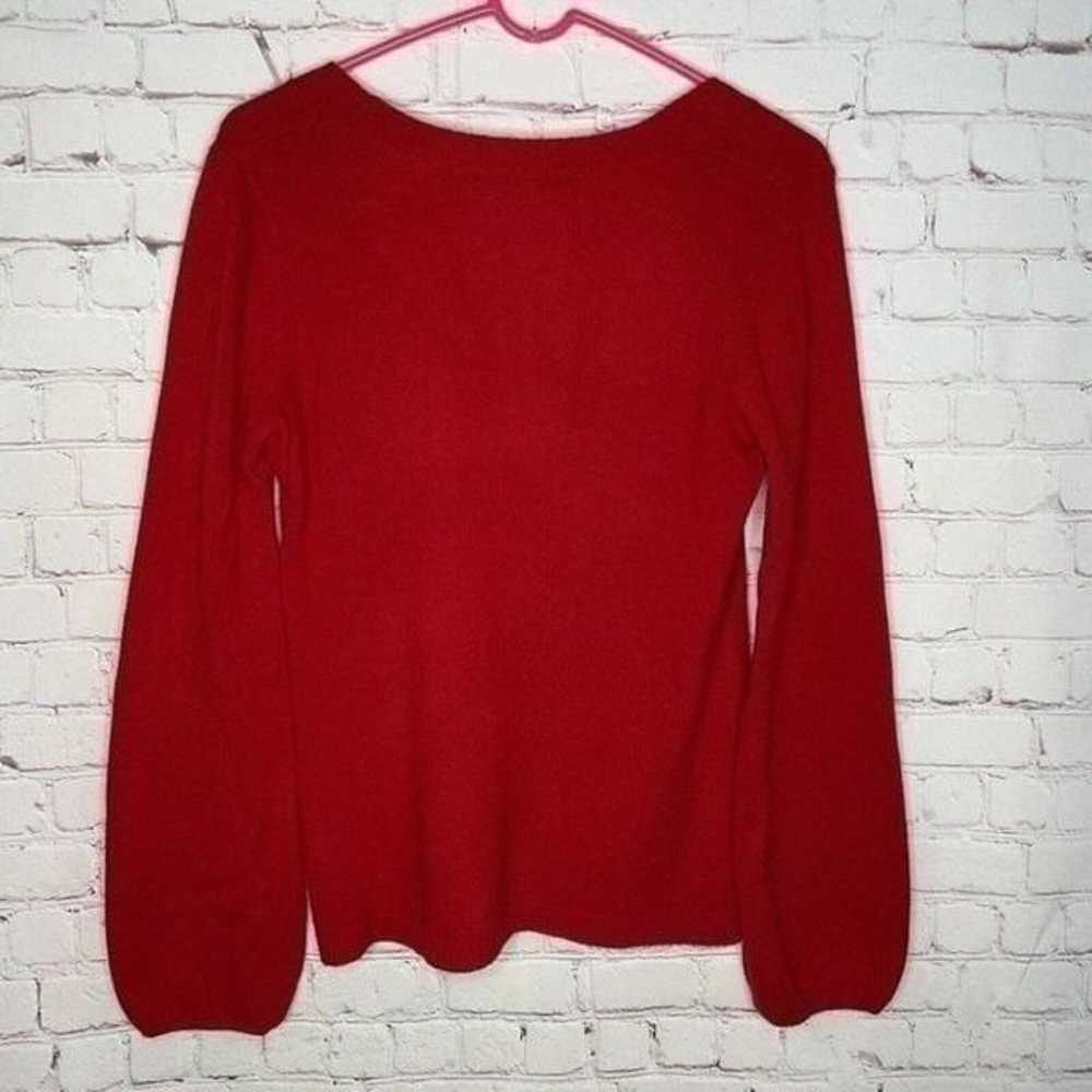 Vintage Old Navy Gold Label Women's Red 100% Cash… - image 3