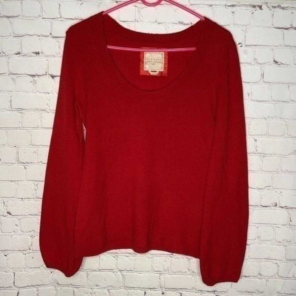 Vintage Old Navy Gold Label Women's Red 100% Cash… - image 5