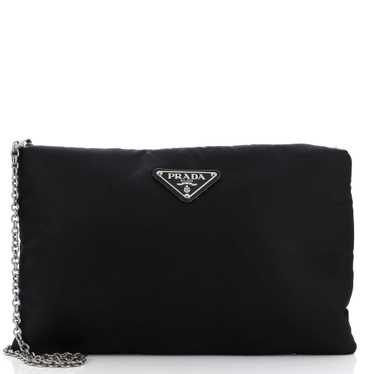 PRADA Fluo Chain Clutch Tessuto Medium - image 1