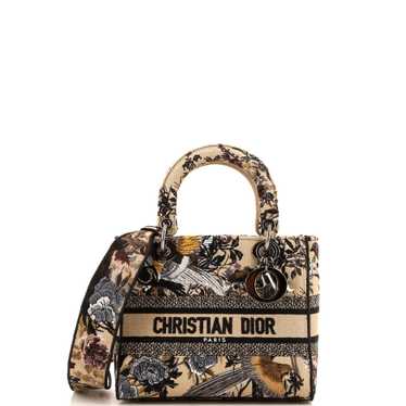 Christian Dior Lady D-Lite Bag Embroidered Canvas 