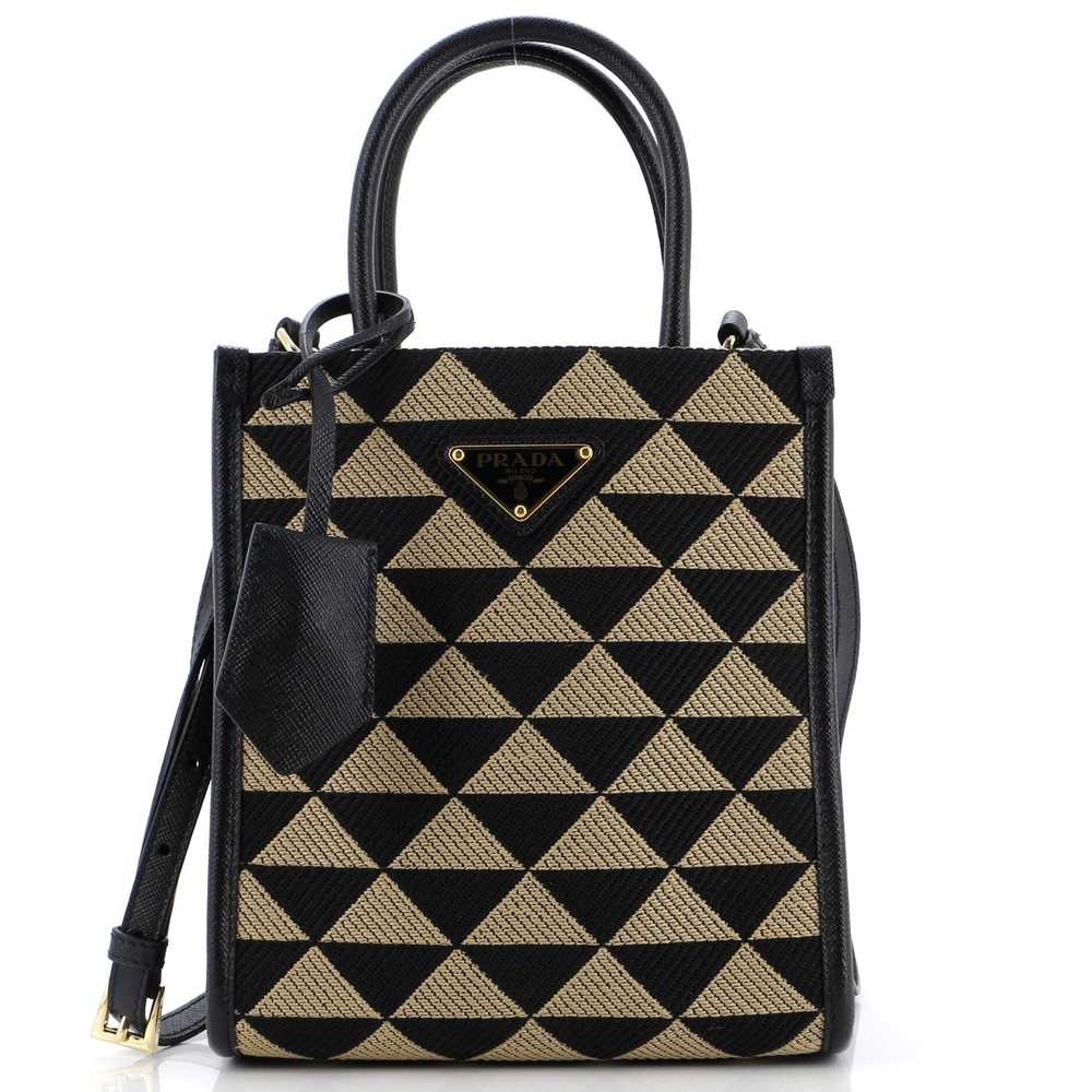 PRADA Symbole Shopper Tote Jacquard Mini - image 1