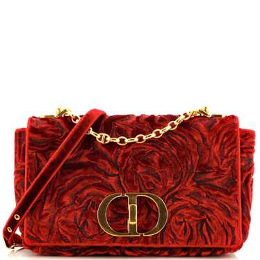 Christian Dior Caro Bag Rose Embroidered Velvet Me