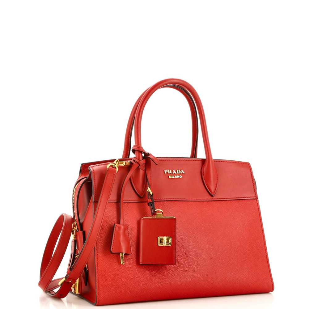 PRADA Esplanade Tote Saffiano with City Calf Medi… - image 3