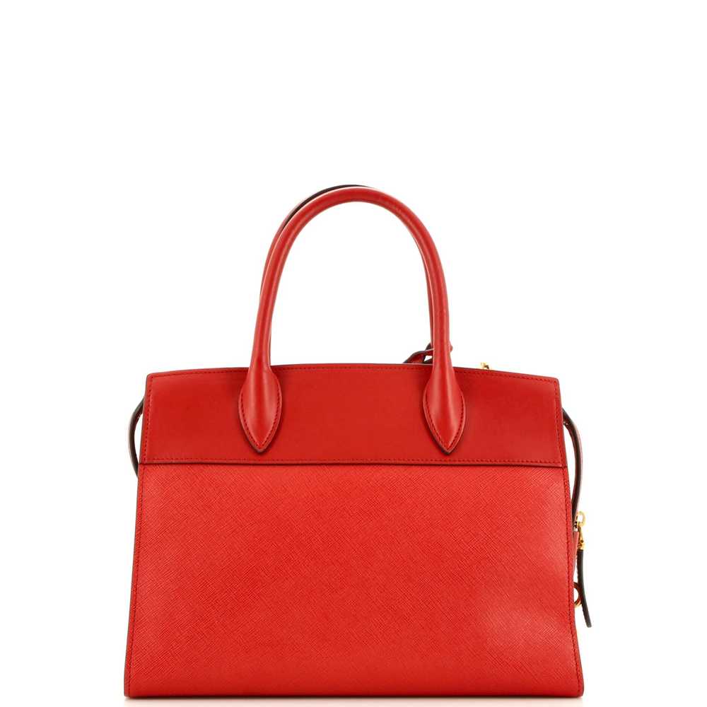 PRADA Esplanade Tote Saffiano with City Calf Medi… - image 4