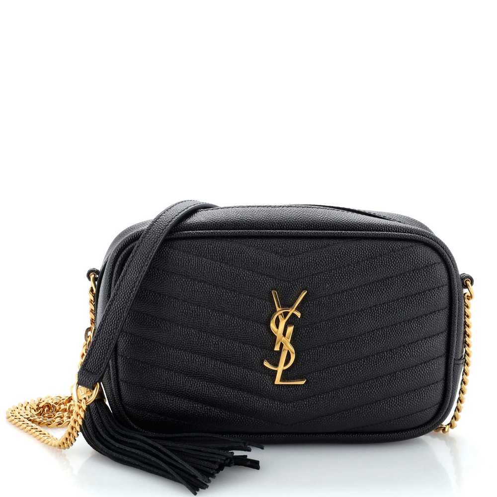 Saint Laurent Lou Camera Bag Matelasse Chevron Le… - image 1