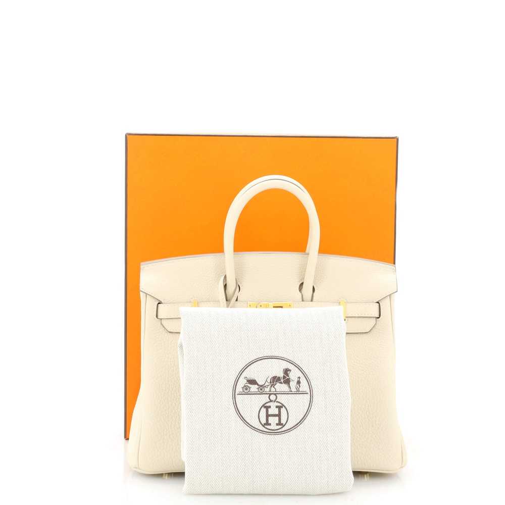 Hermes Birkin Handbag Light Togo with Gold Hardwa… - image 2