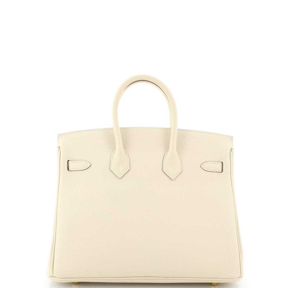 Hermes Birkin Handbag Light Togo with Gold Hardwa… - image 4