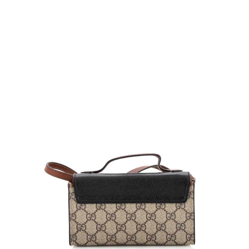 GUCCI Padlock Top Handle Bag GG Coated Canvas and… - image 3